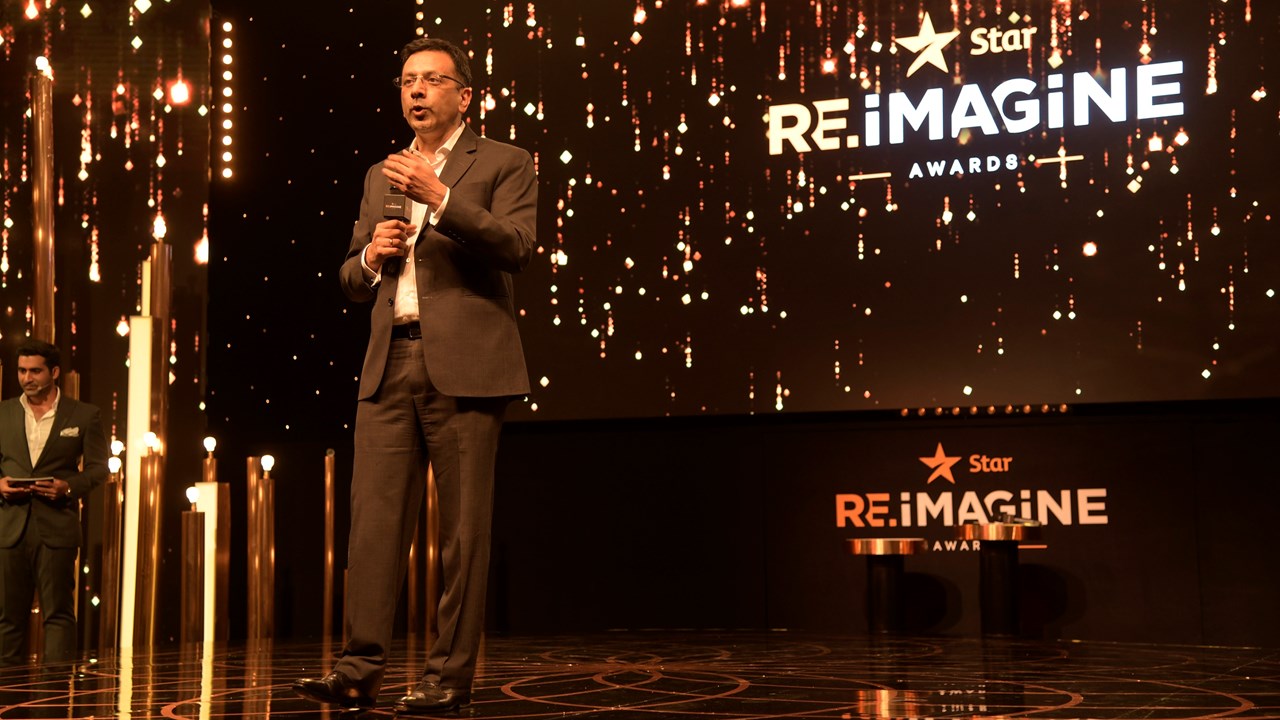 Sanjay Gupta, Managing Director, Star India at Star Reimagine Awards